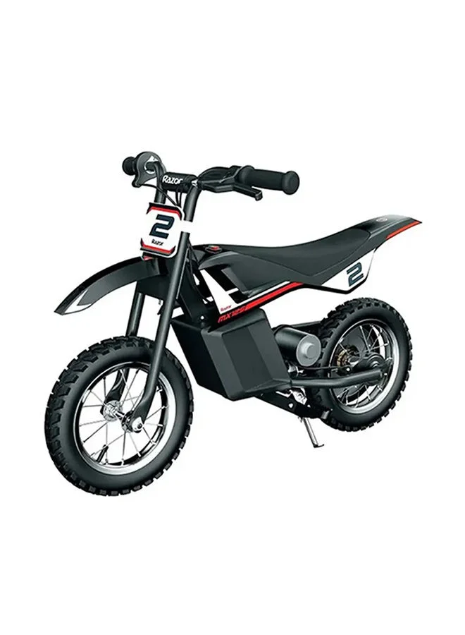 Electric Motocross Dirt Bike for Kids High-Torque Chain-Driven Motor (Black, 100-watt) ltlke