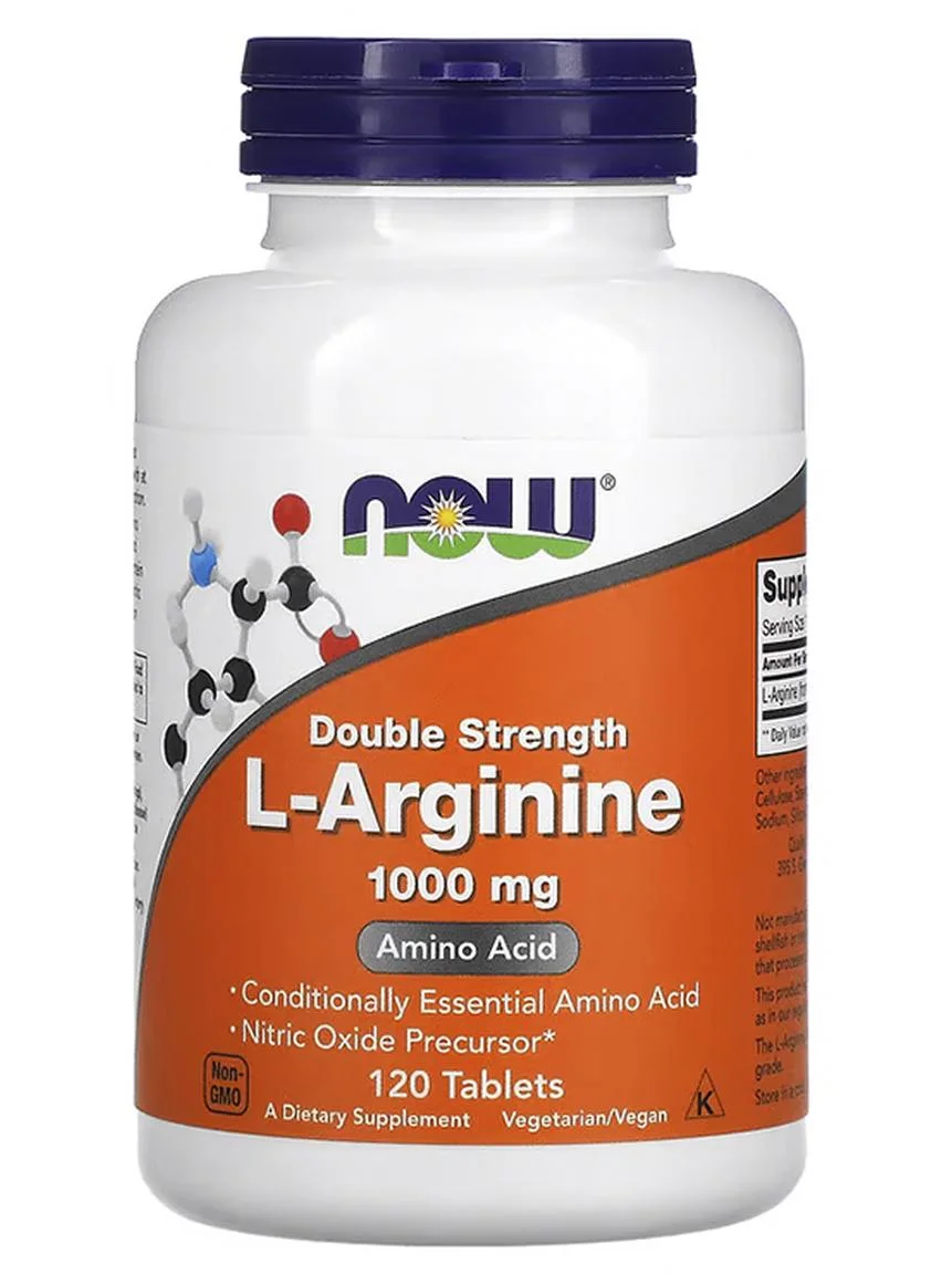 Premium L-Arginine Supplement Double Strength Amino Acid Support (120 Tablets, 1000mg) c711q