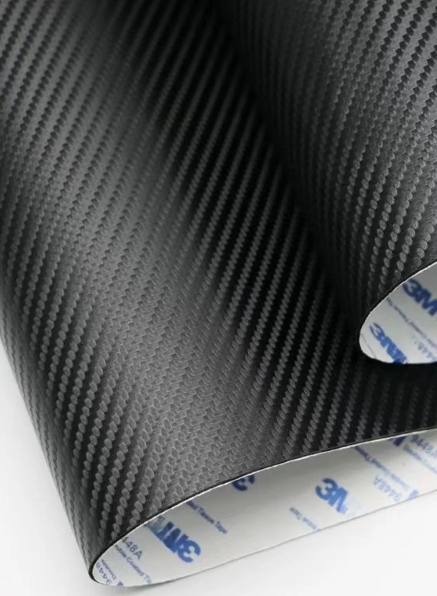 SARAOONT 3D Matte Carbon Fiber Vinyl Wrap Premium Automotive DIY Sticker (Black, 50cm x 120cm) 046se