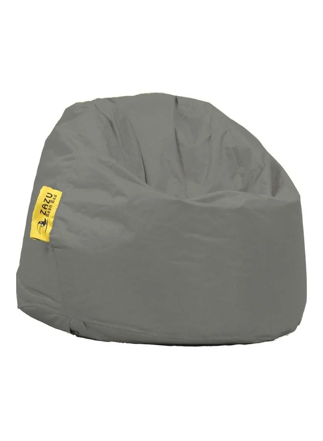 ZAZU Waterproof Bean Bag Chair Premium PVC Durable Seating for Indoor and Outdoor Use (Grey, 80x60x80cm) 2gvzp