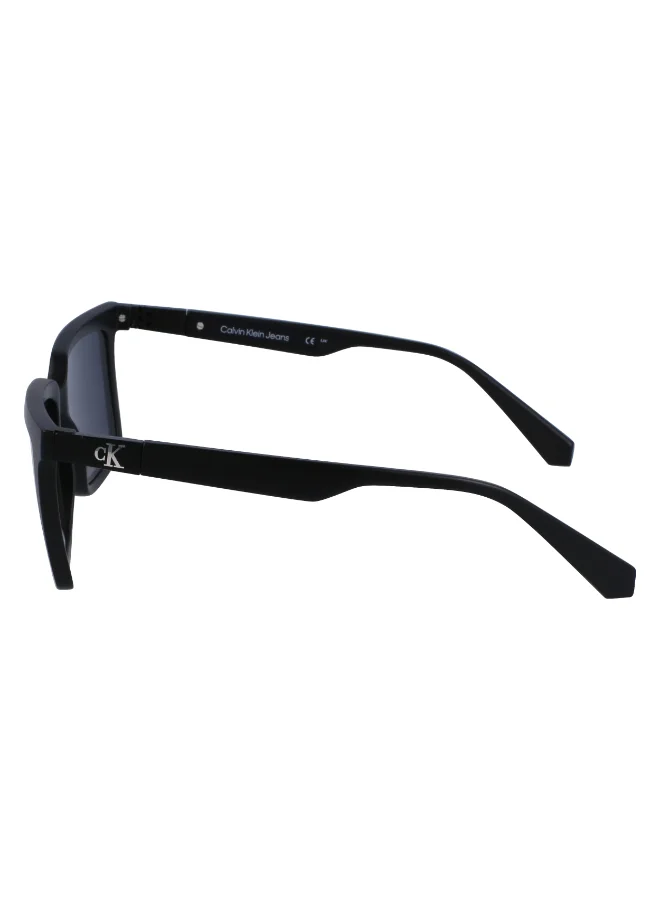 Premium Full Rim Injected Sunglasses Matte Black (55mm, Unisex) ae5gn