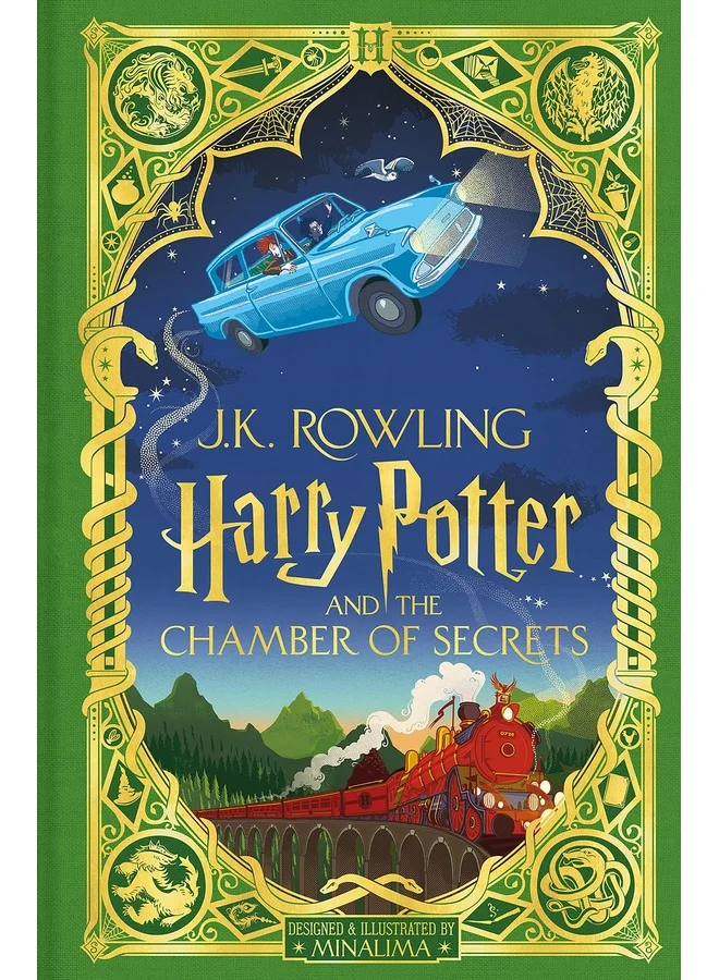 Harry Potter and the Chamber of Secrets MinaLima Edition Premium Hardcover Illustrated Book i985f