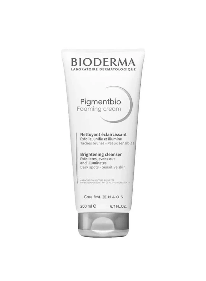 Bioderma Pigmentbio Foaming Cream Brightening Cleanser (Premium Face Wash for Even Skin Tone, 200 mL) sohsx