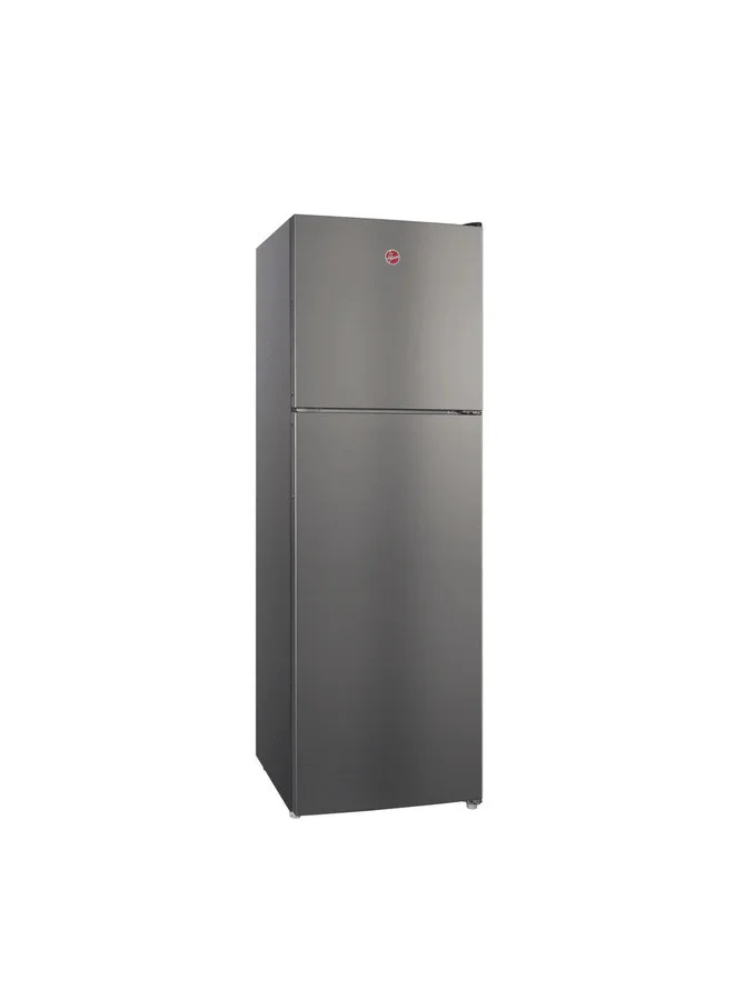 HOOVER Top Mount Dual Inverter Refrigerator Premium Stainless Steel (Grey, 326 L) lq8g8