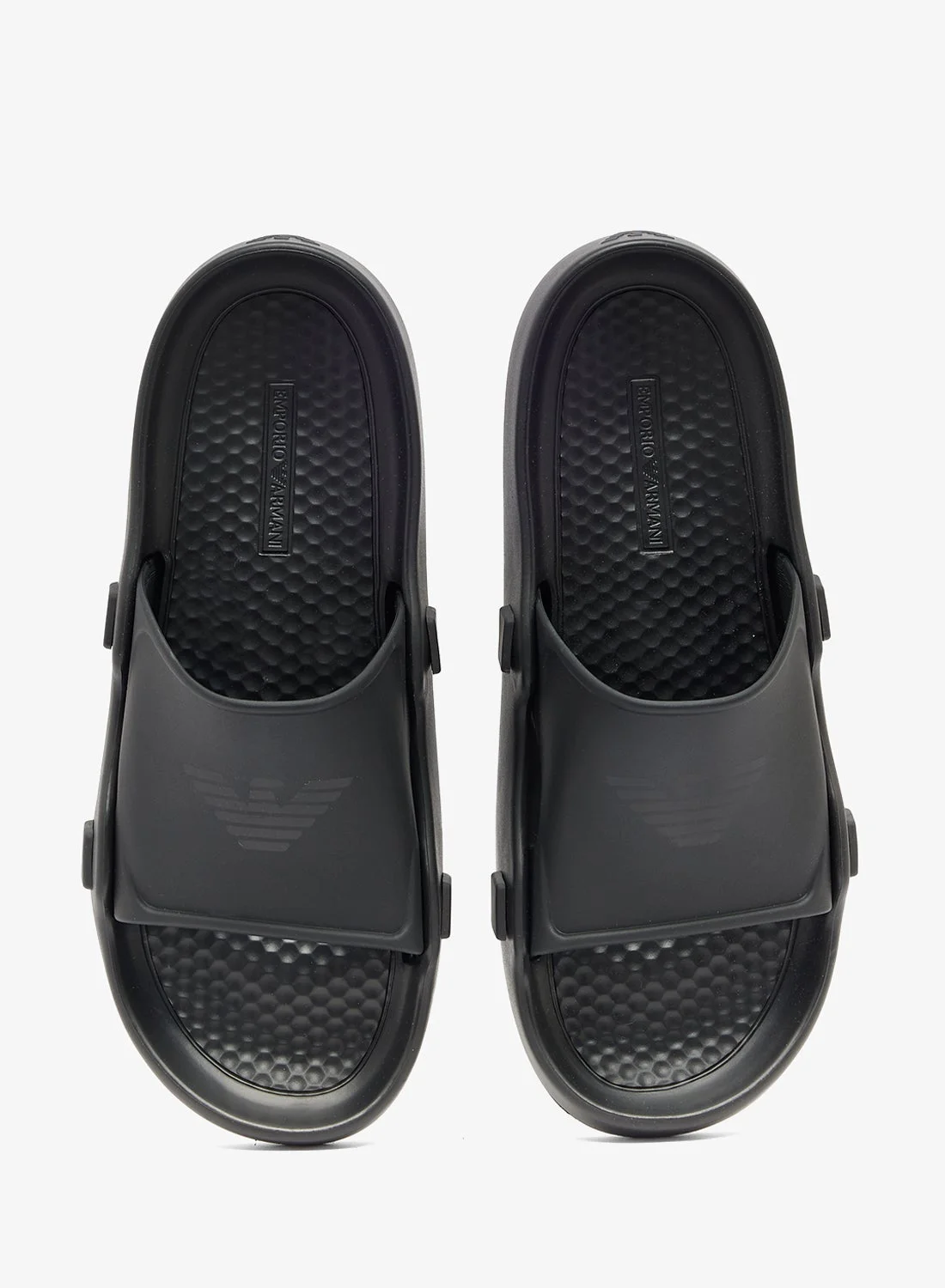Premium Logo Beachwear Slides Lightweight Comfortable Sandals for Men (Black, 42 EU) lnnkk