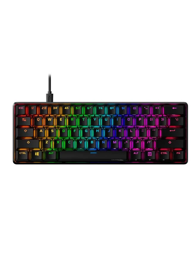 Premium Mechanical Gaming Keyboard 60% Ultra Compact Layout with RGB Backlighting and Durable PBT Keycaps (Black) rpys8
