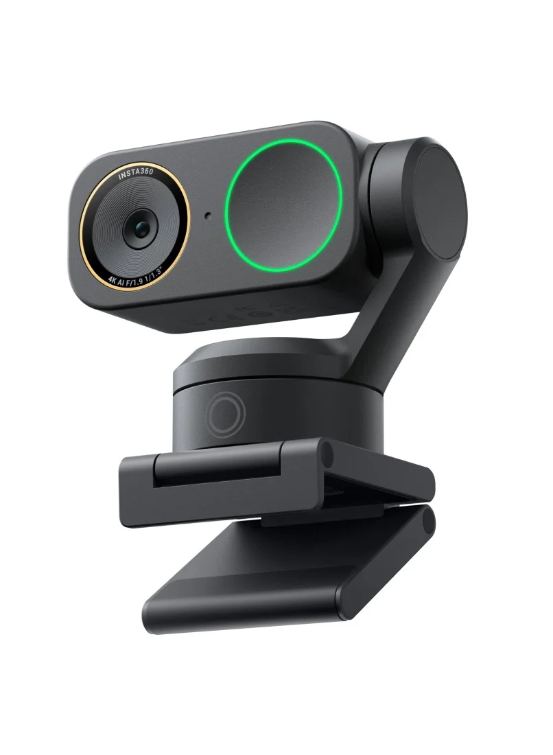 Premium 4K AI Webcam with Auto Tracking and Dual Noise-Canceling Microphones (Graphite Black) php6m
