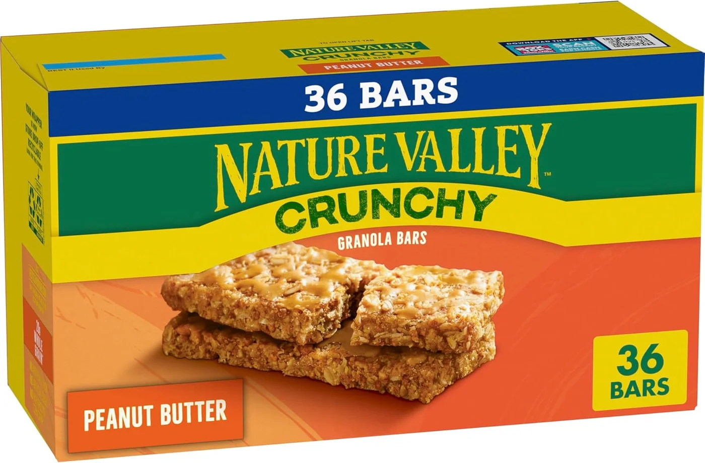 Crunchy Granola Bars Peanut Butter Flavor (36 Bars, 1.5 kg) v4i6p