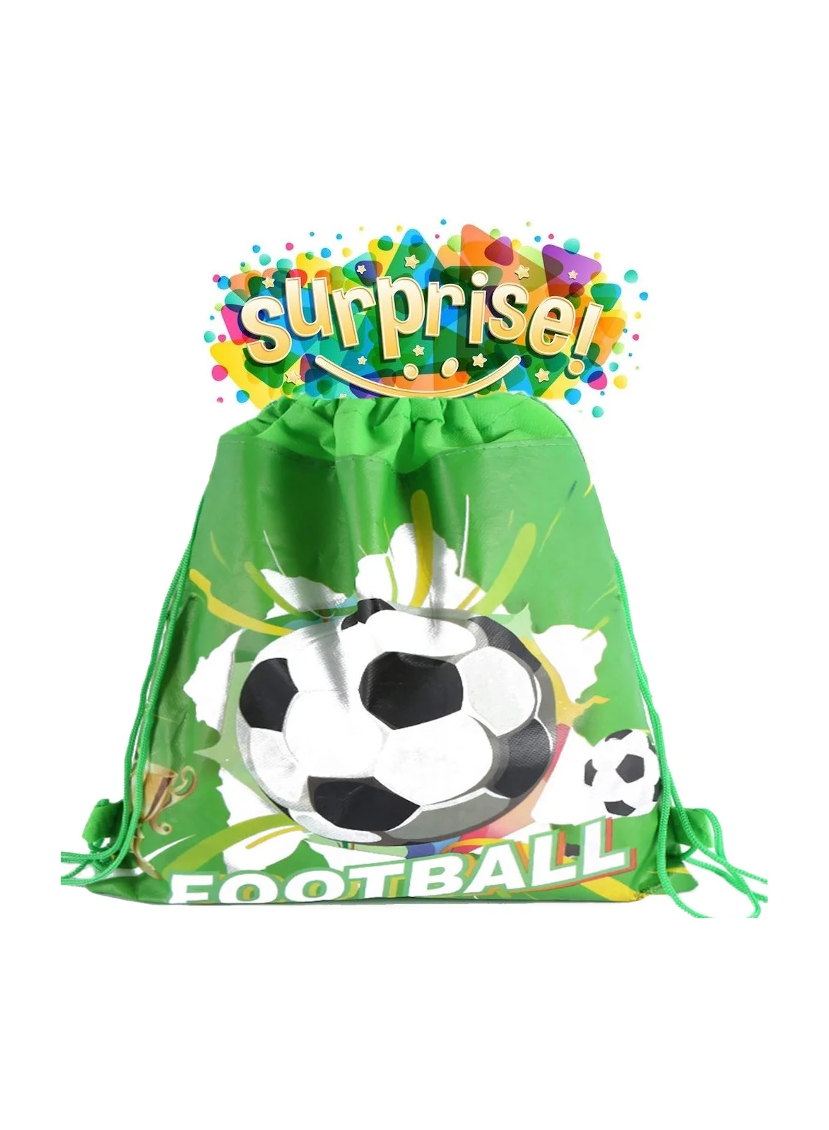 JOLLITY LLC Mystery Surprise Football Soccer Party Favor Bag (Kids, 1 Pack) 0fxbq