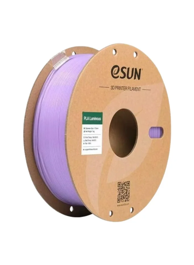 eSUN ePLA 3D Printer Filament Luminous Purple Glow in The Dark (1.75mm, 1kg) b02sx