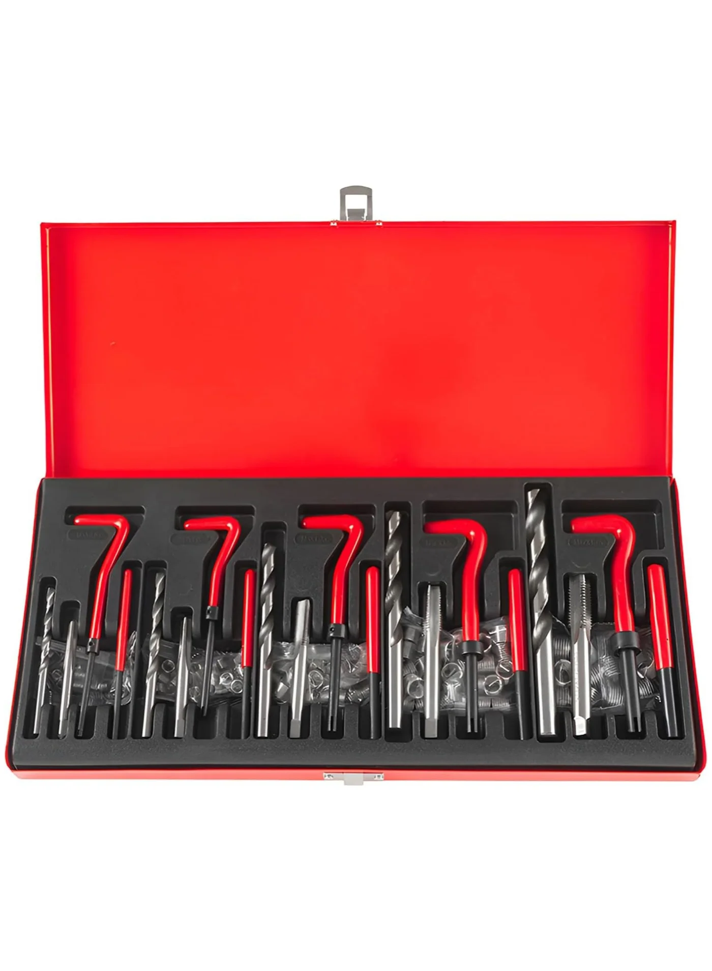 Oasisgalore Thread Repair Kit Professional HSS Helicoil Restoration Set for M5 M6 M8 M10 M12 (131 Pieces) xqzhp