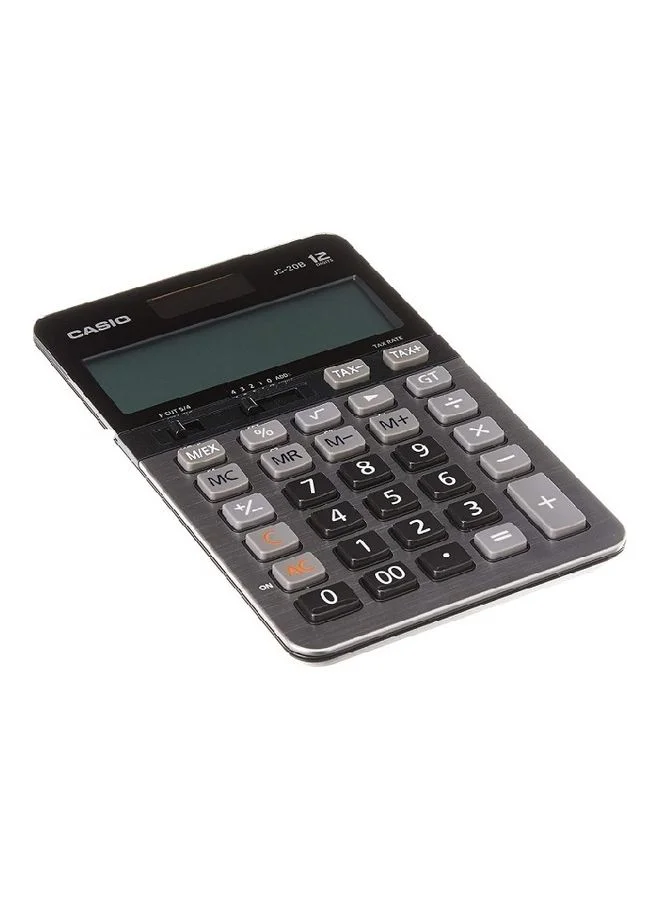 Premium 12-Digit Desktop Office Calculator (Grey, 15 cm) svtv6