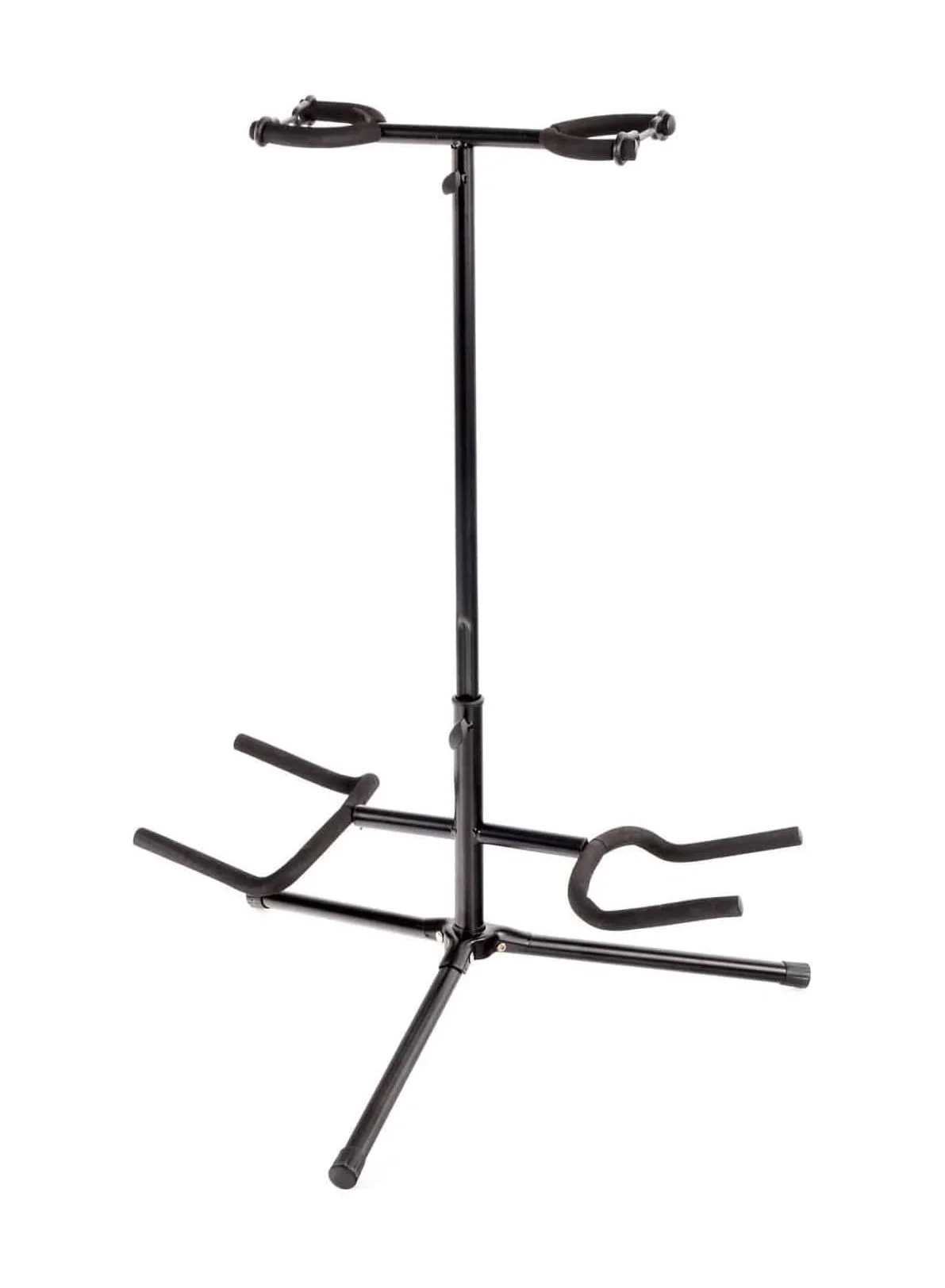 Megarya Double Guitar and Bass Stand (Premium Heavy-Duty Floor Display Rack for Two Instruments) 8feo9