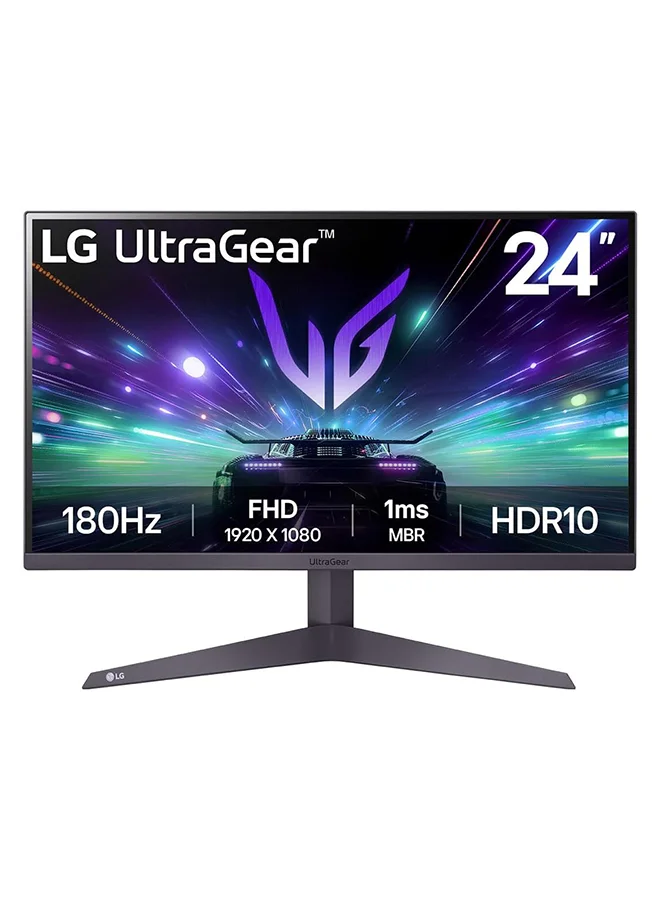 Ultra-HD 24-inch FHD Gaming Monitor 180Hz High-Speed Display with HDR 10 and 1ms Response Time (Black, 24-inch) l42rs