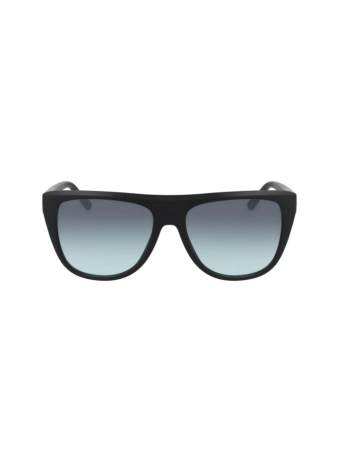 Premium Modified Rectangle Sunglasses Full Rim Injected Frame For Women (Matte Black, 56mm) kxk3l
