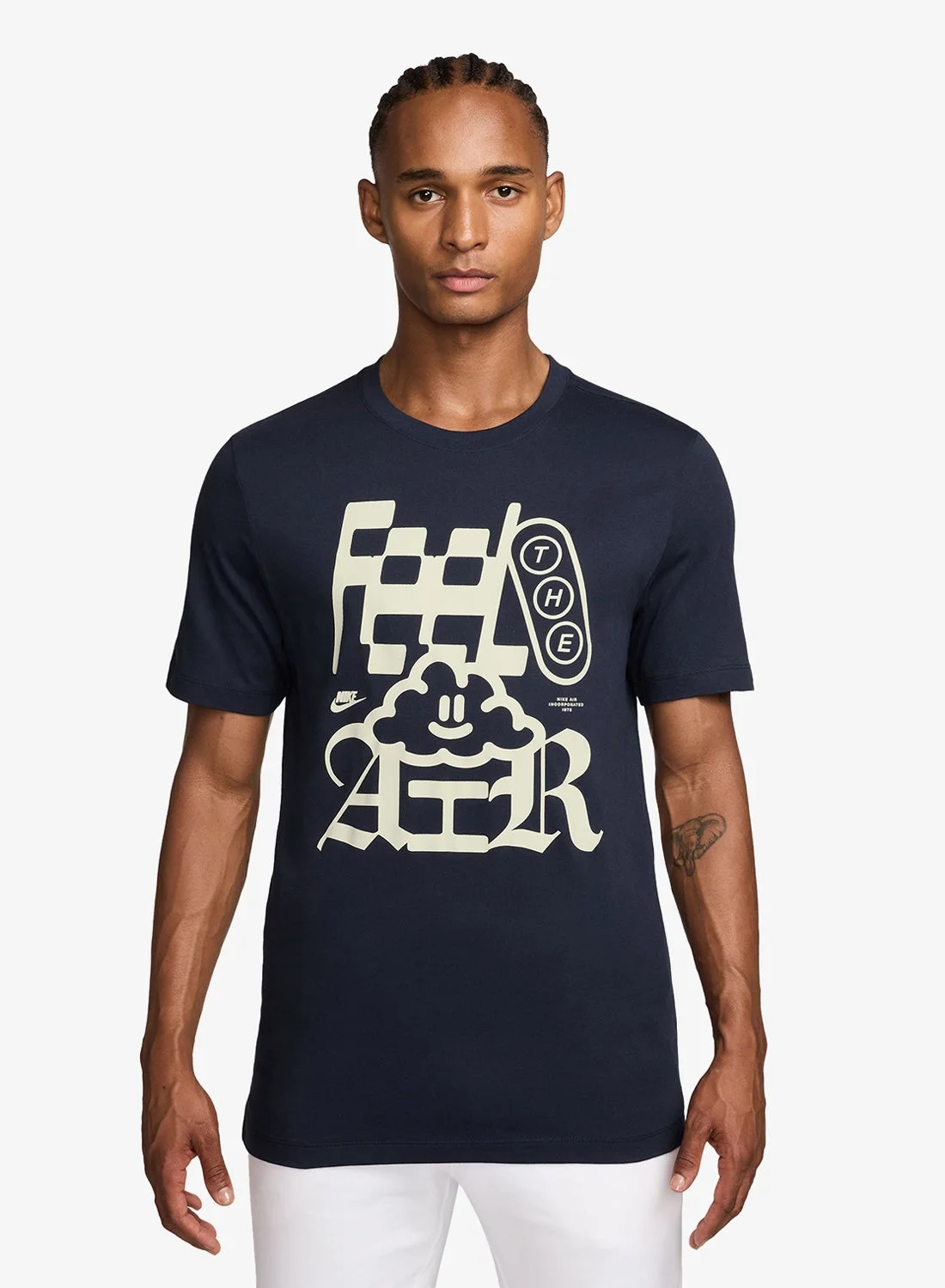 Athletic Lifestyle Love In Air Graphic T-Shirt (Premium Cotton, Unisex, Casual Wear) 6jcwn