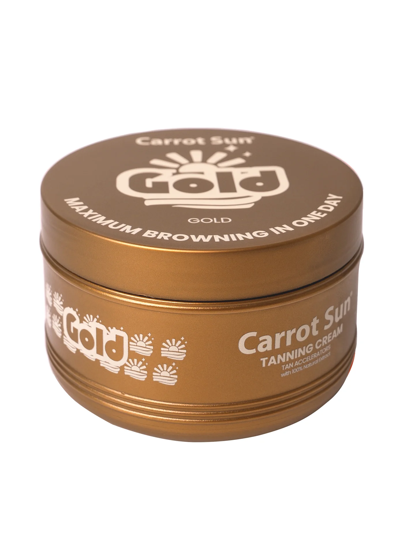 Carrot Sun Gold Tanning Cream Premium Formula For Sun-Kissed Glow (200 g) pfit0