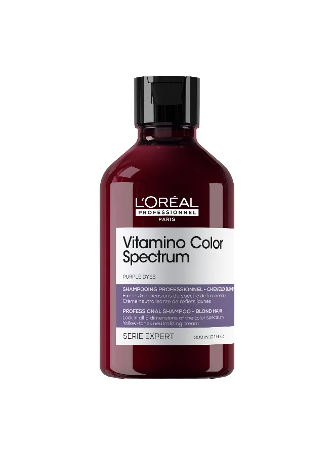 Professional Color-Enhancing Purple Shampoo for Blonde and Highlighted Hair (Clear, 300 mL) fo5d7