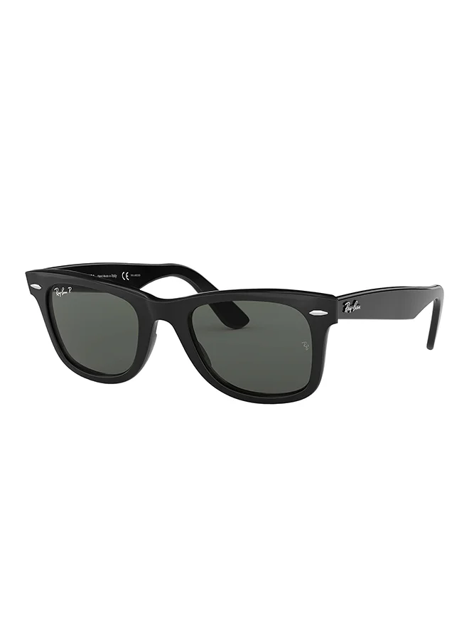 Premium Wayfarer Sunglasses UV Protected Eye Wear for Men and Women (Black, 52 mm) uwhqu