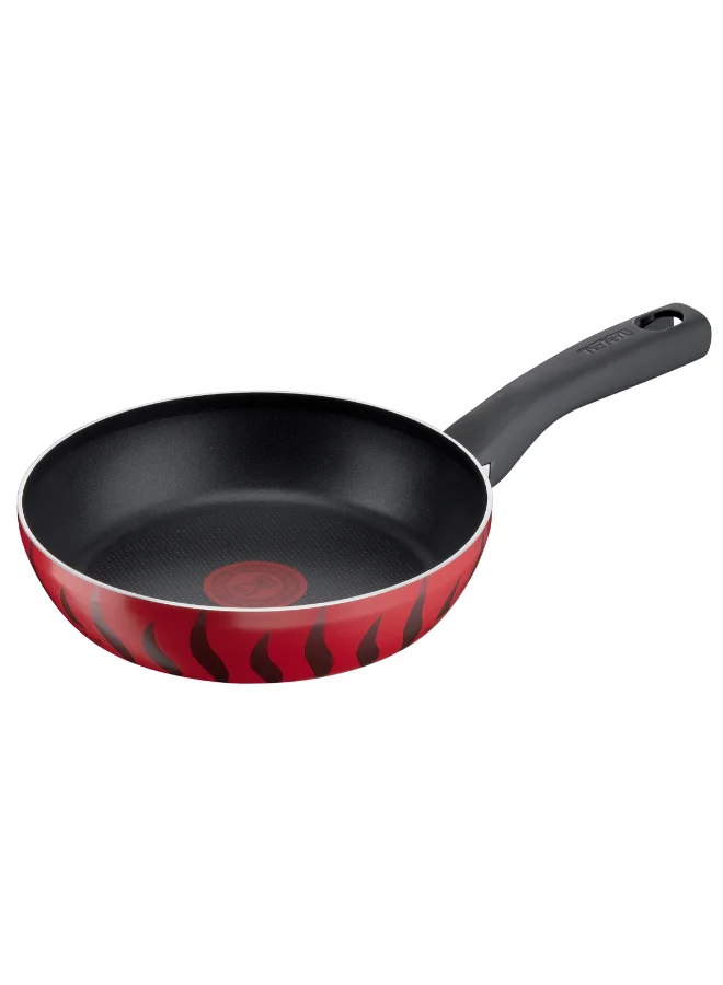 Premium Non-Stick Frying Pan with Thermo-Spot Technology (Red, 20 cm) tpj21