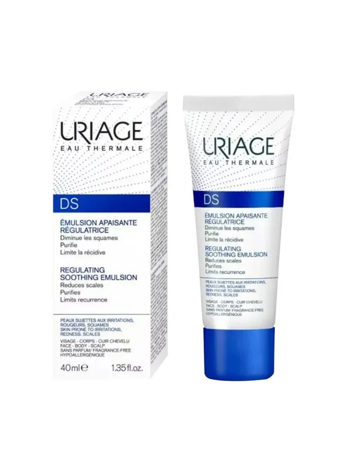 Uriage DS Regulating Soothing Emulsion Premium Face Care (40 mL) 18xmu