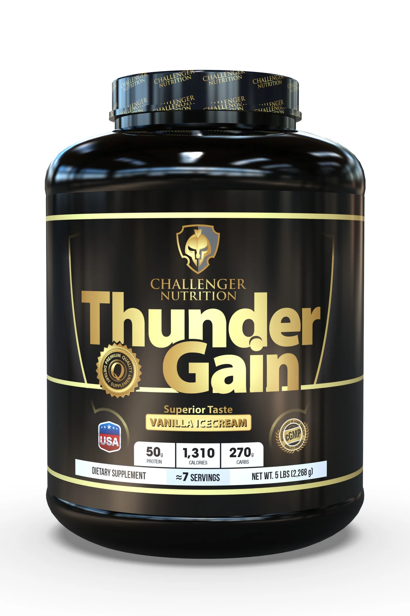 Challenger Nutrition Mass Gainer Protein Powder (Vanilla, 2.27 kg) mqm2x