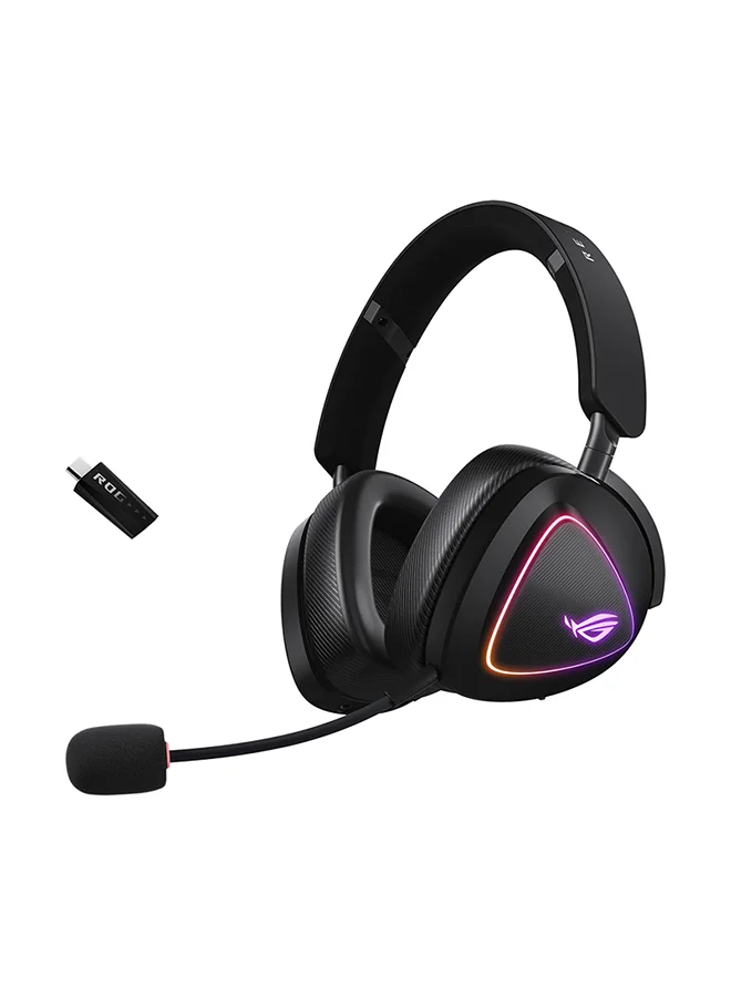 Premium Wireless Gaming Headset with DualFlow Audio and 50mm Titanium-Plated Drivers (Black, Multi-Platform Compatibility) 32qv5