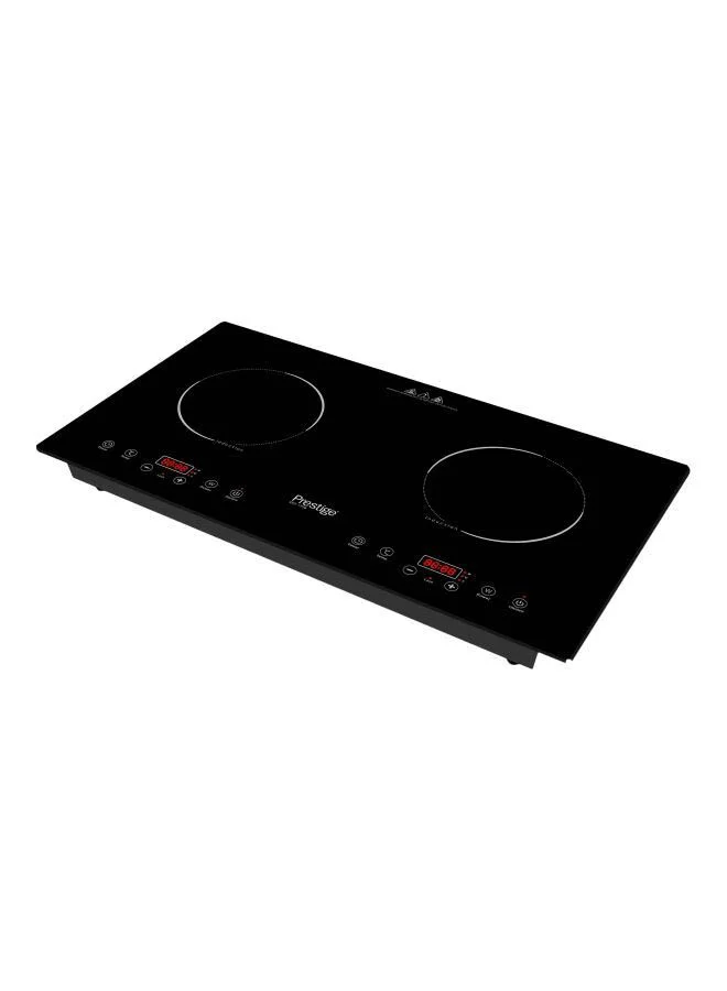 Prestige Double Induction Cooker Premium Ceramic Surface (Black, 2800 W) irip7