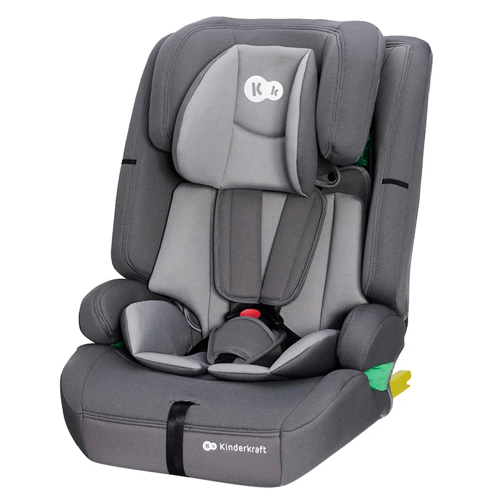 Kinderkraft SAFETY FIX 2 i-Size Convertible Car Seat with ISOFIX (Grey, 9-36 kg) ma935