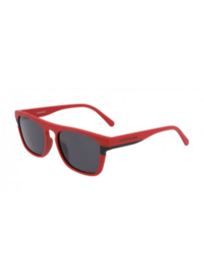 Premium Rectangle Sunglasses for Men Full-Rim Injected Frame Lightweight Design (Black, 55 mm) k6fy8