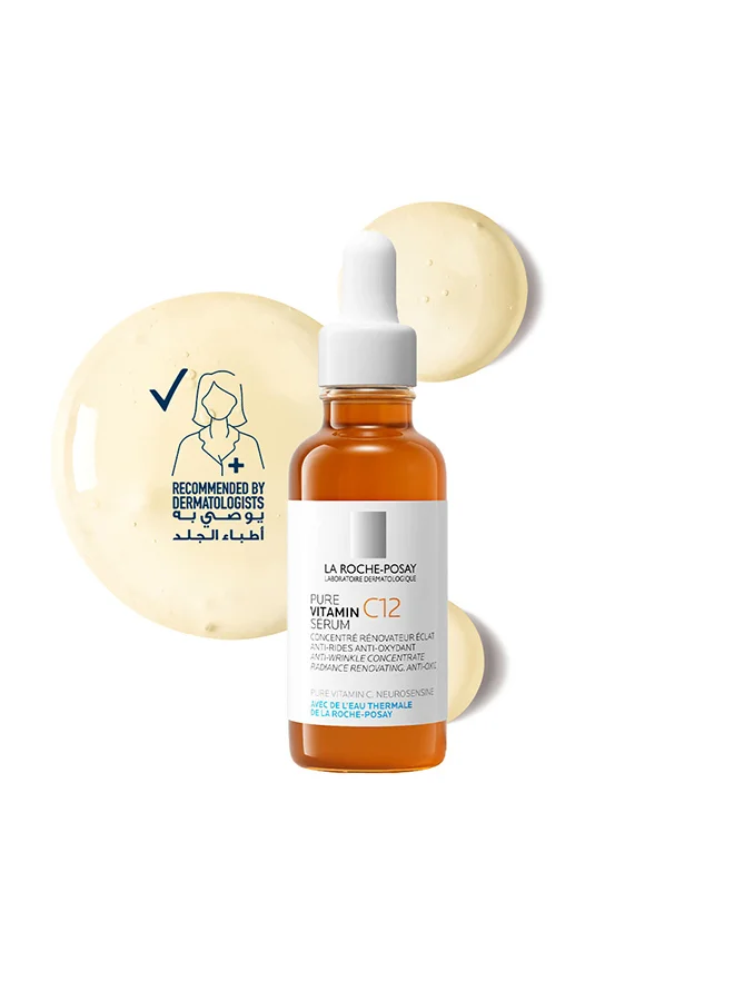 Premium Vitamin C Face Serum with Hyaluronic Acid & Salicylic Acid for Sensitive Skin (Clear, 30 mL) vryil