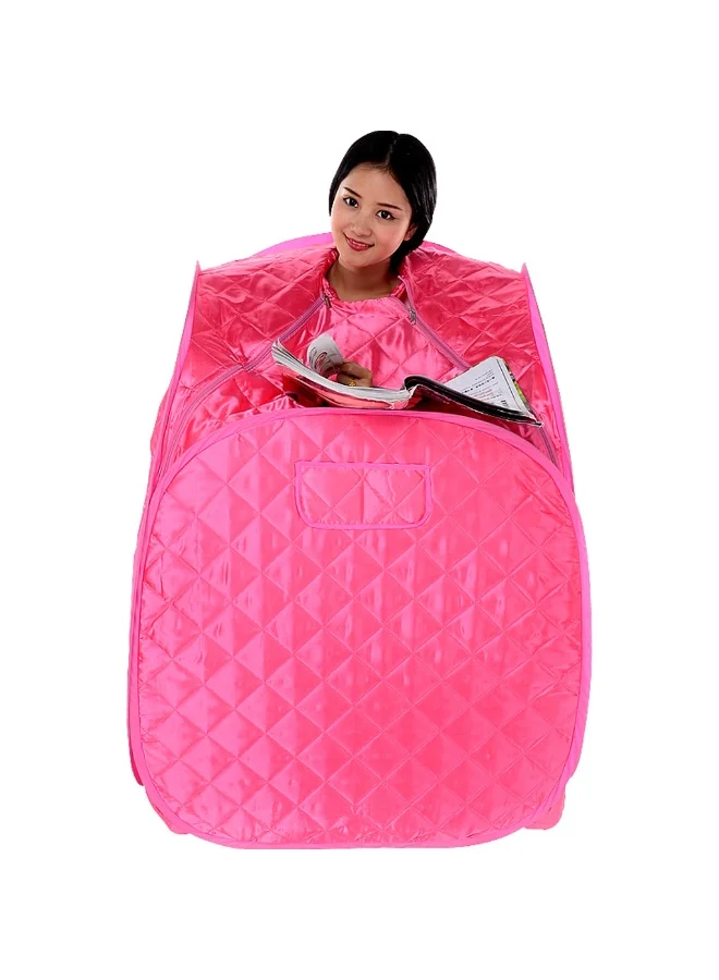 DubaiGallery Portable Home Sauna Tent Cover Waterproof Foldable Steam Spa Enclosure (Pink, 100x80x80 cm) yeaq6