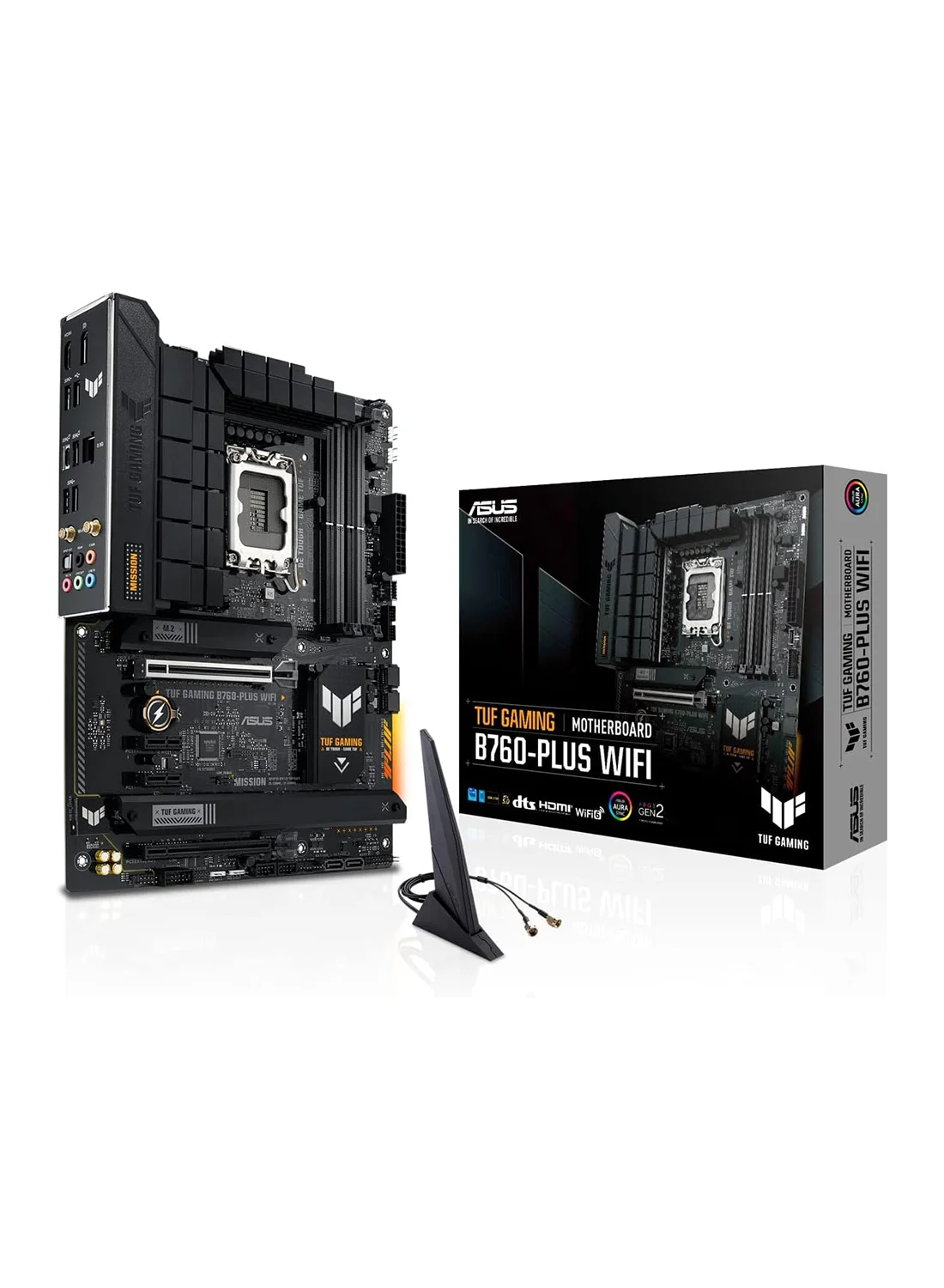 Premium Gaming ATX Motherboard LGA 1700 B760 Chipset with DDR5 Support and Wi-Fi (Black, ATX) 8336d