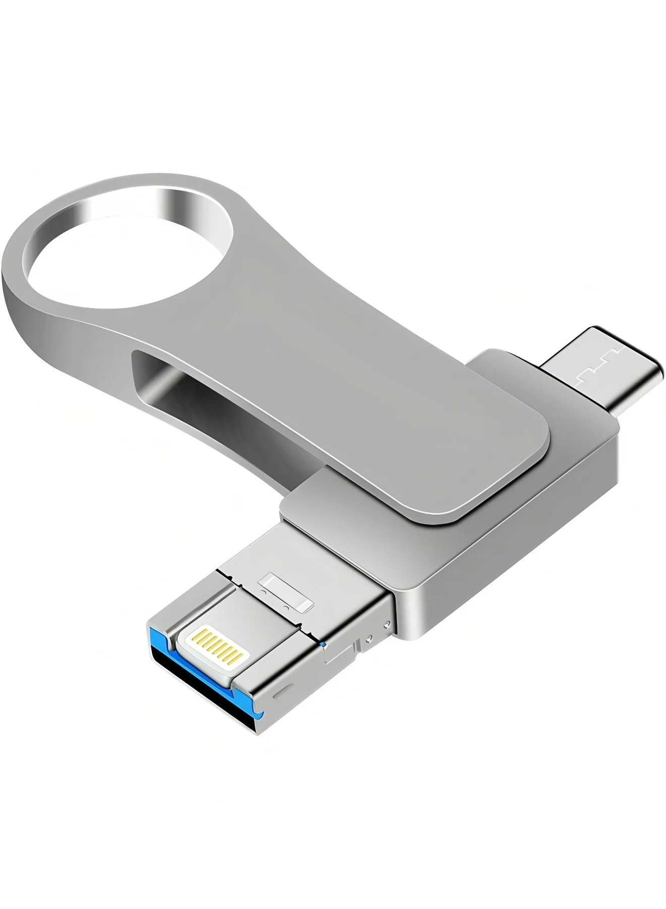 Flyview 4-in-1 USB Flash Drive High Speed External Memory Stick for Smartphone Laptop PC (2TB) 0rphp