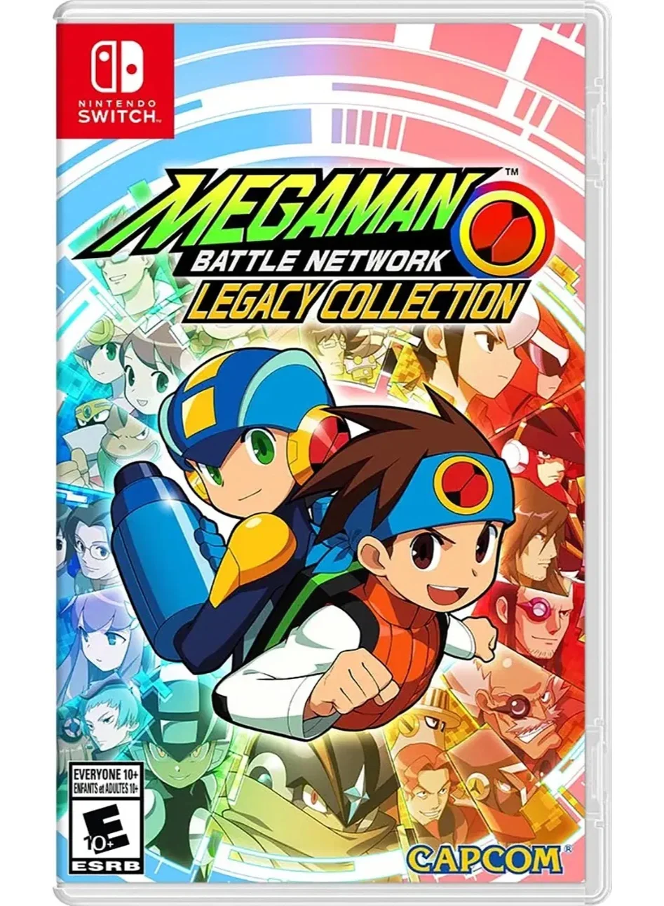 Mega Man Battle Network Legacy Collection Premium Action RPG Game for Handheld Gaming Console (1 Player) h9iw2