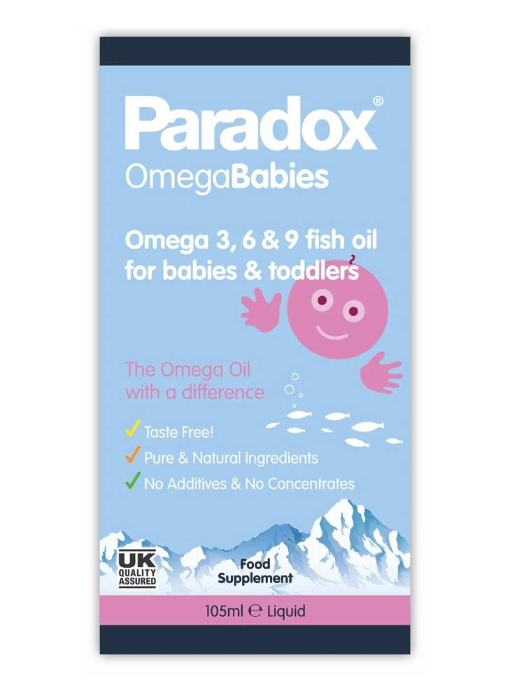 Paradox Omega Babies Syrup Premium Nutritional Supplement for Infants and Toddlers (150 mL) zdll5