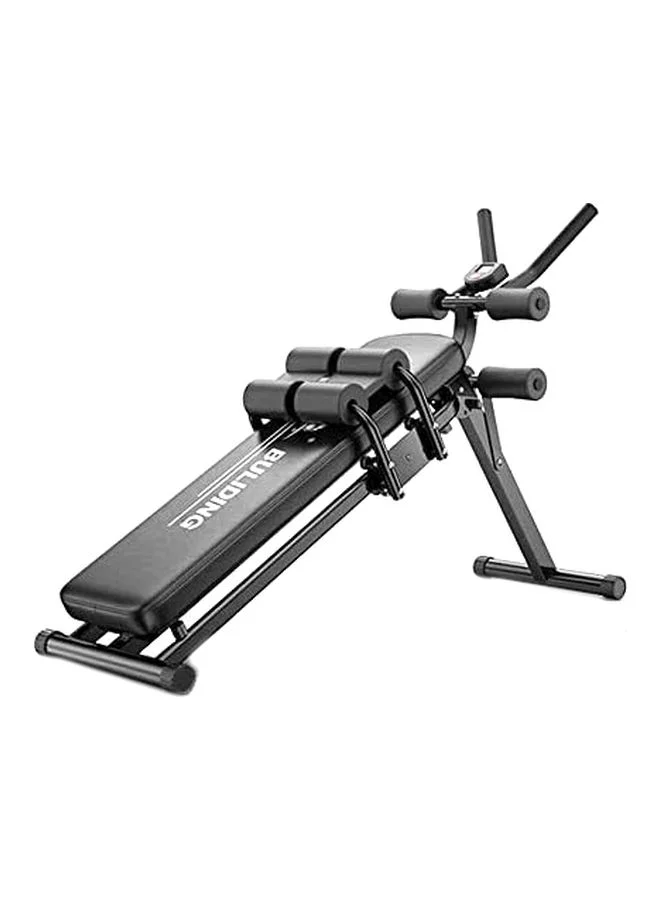 Max Strength Multi-Functional Abdominal Trainer Bench Premium Aluminium Fitness Equipment (110 cm) 7xtw6