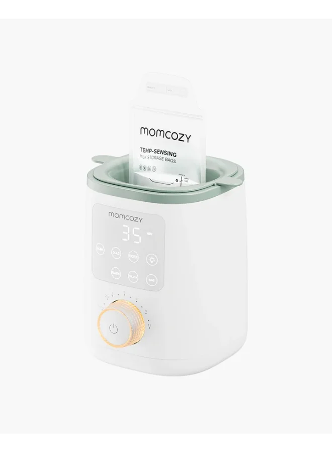 Momcozy 9-in-1 Baby Milk Warmer with Night Light, Precise Temperature Control for Breastmilk and Formula (Universal Fit) rnoev