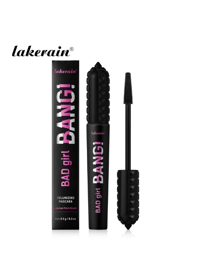 Lakerain Volumizing Mascara Long-Lasting Smudge-Proof Formula (Black, 8.5g) y4zcu