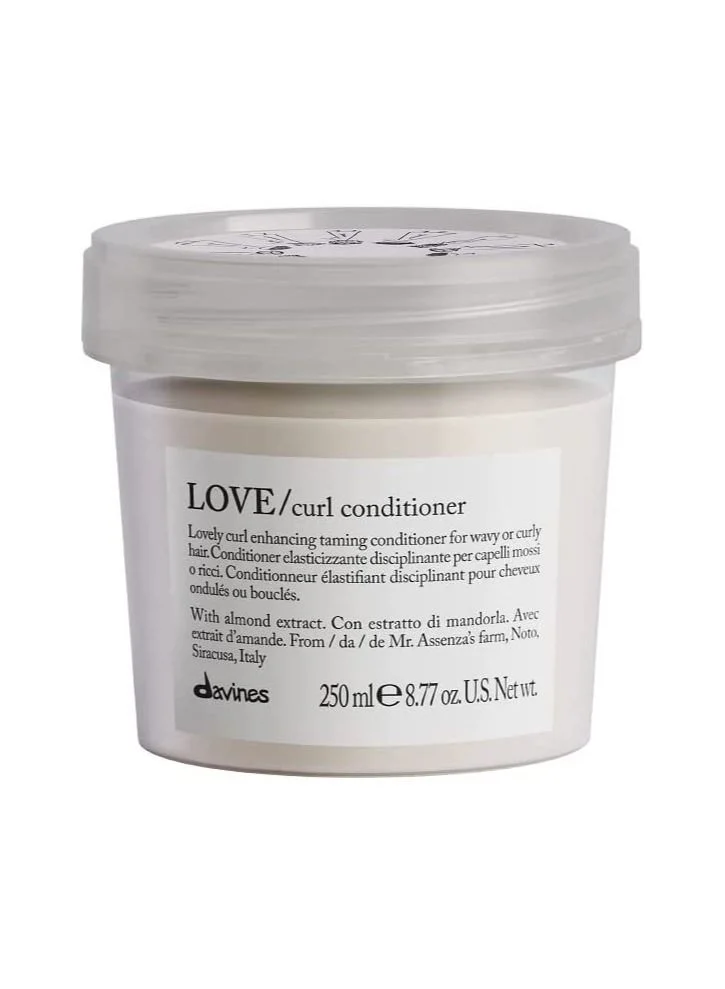 Davines Love Curl Conditioner Professional Hair Care for Wavy and Curly Hair (250 mL) o9071