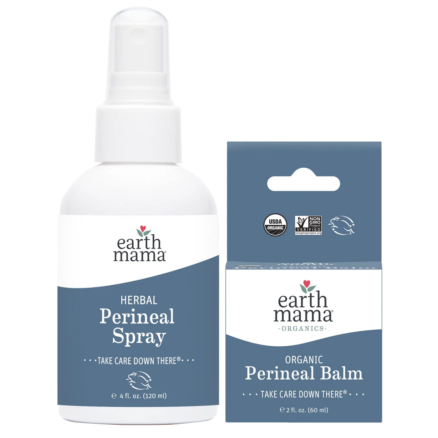 Postpartum Recovery Care Set with Organic Perineal Balm and Herbal Perineal Spray (2 Piece Set) ohpvp