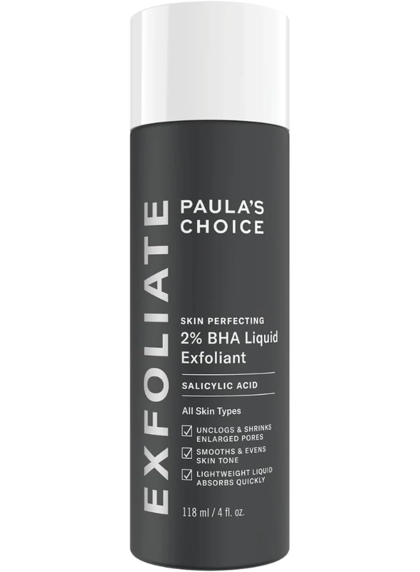 Premium Skin Perfecting 2% BHA Liquid Exfoliant for All Skin Types (118 mL) qhtx0