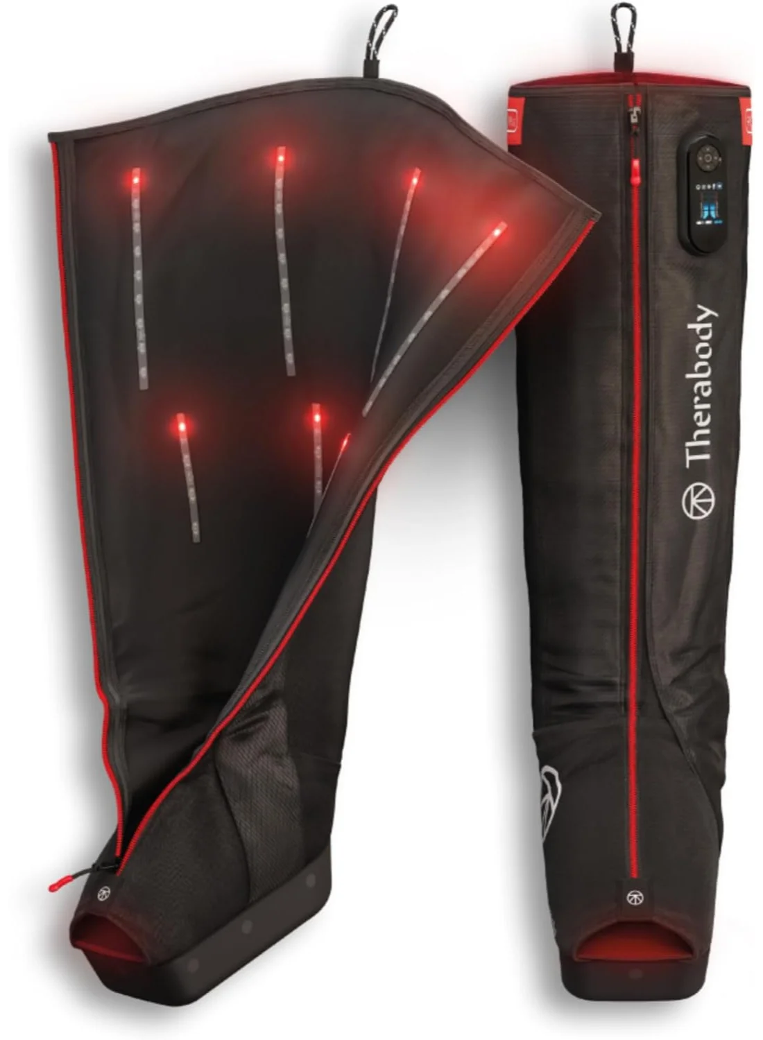 Premium Wireless Leg Compression Massager with Vibration Therapy and Light Technology for Muscle Recovery (One Size) 1f5dm
