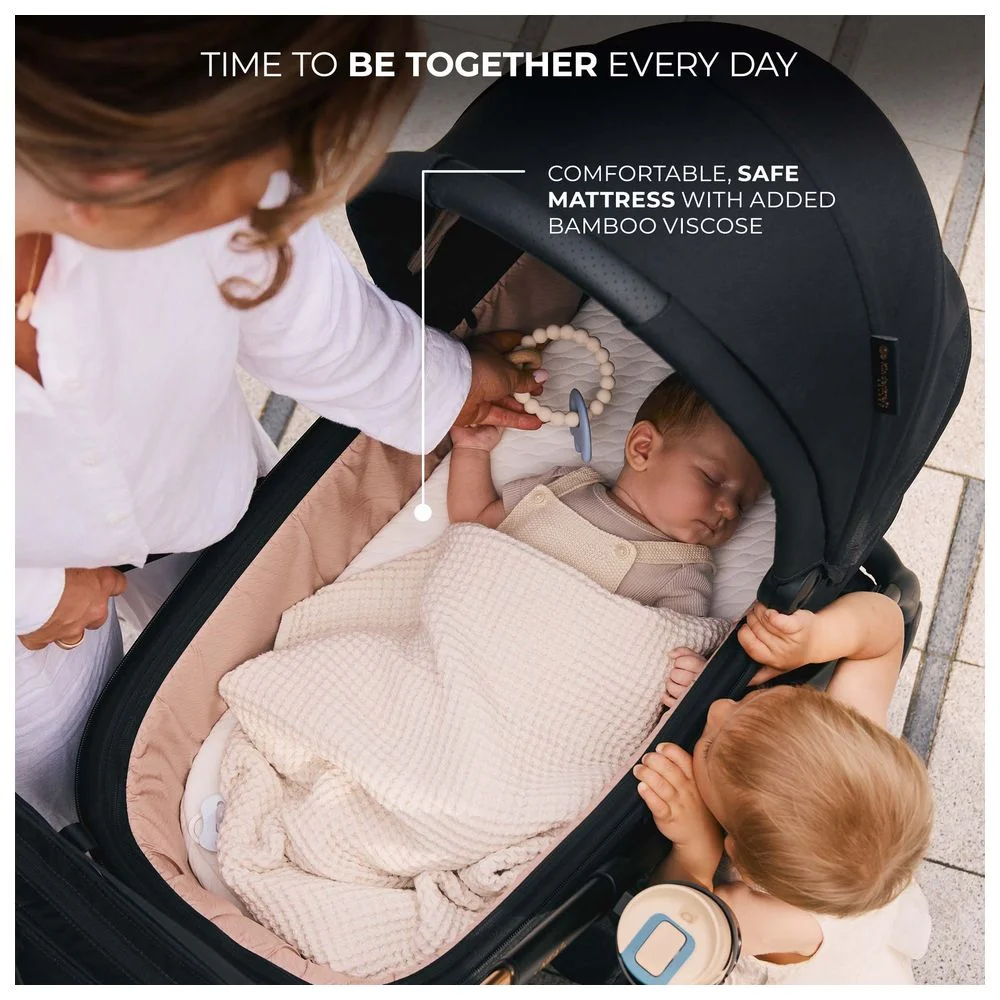 Premium Compact Stroller for Infants and Toddlers (Beige, Lightweight Foldable Design) y3qs0