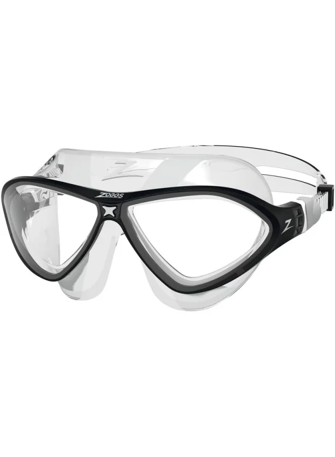 Zoggs Horizon Flex Mask Premium Anti-Fog Swimming Goggles (Clear, One Size) myzn3