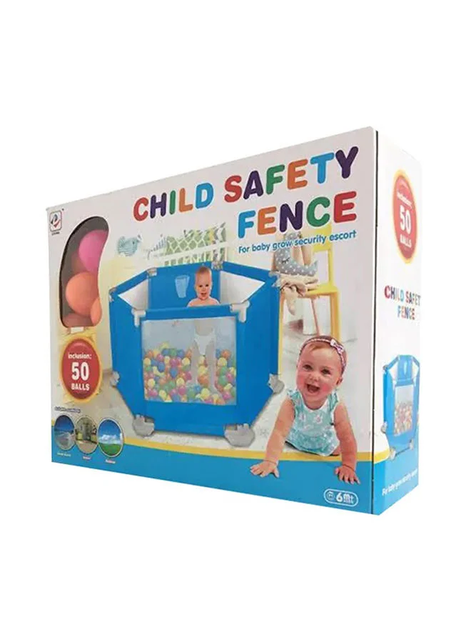 LO.BABY.VE Child Safety Playpen with 50 Colorful Playballs (Premium Indoor Activity Center for Kids) ghl6o