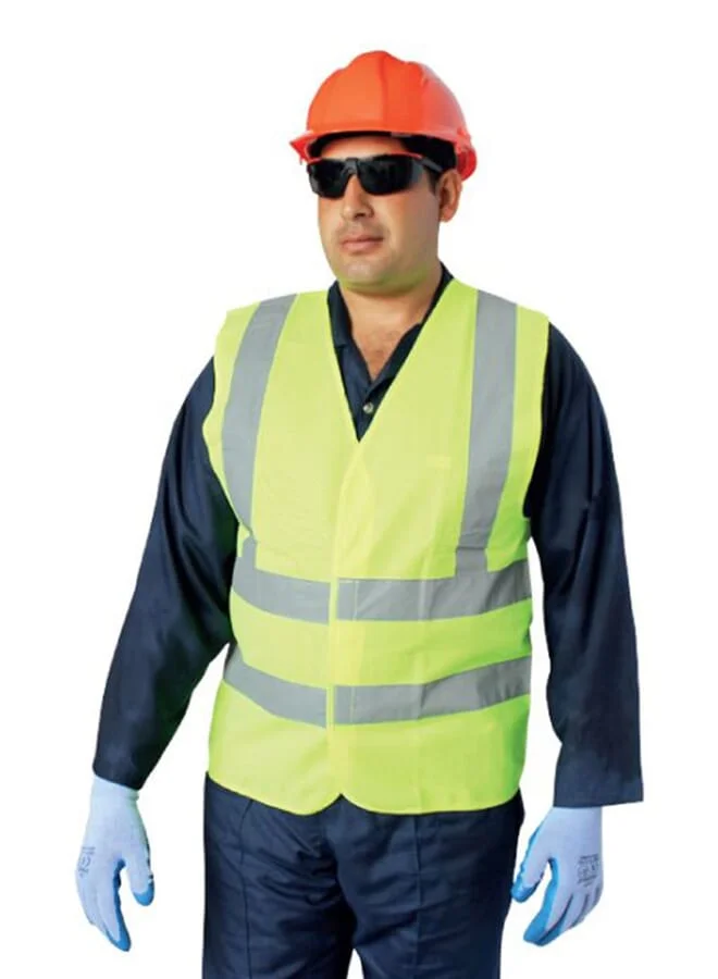 PROMASS Reflective Safety Net Vest High-Visibility Construction Gear (Orange, XXXL) v71hj