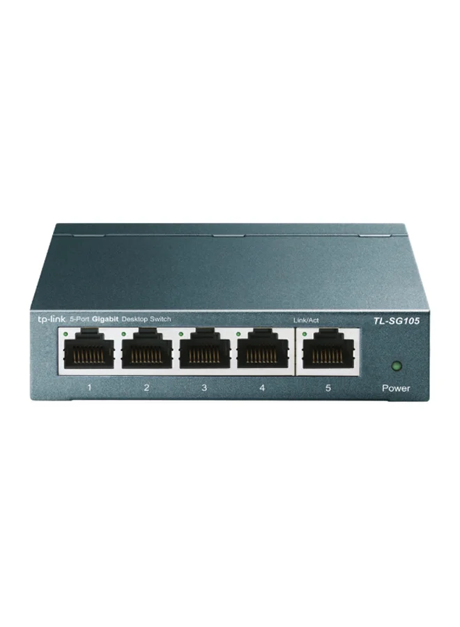 5-Port Gigabit Desktop Ethernet Switch Premium Network Hub (Green, 5-Port) 2vfw6
