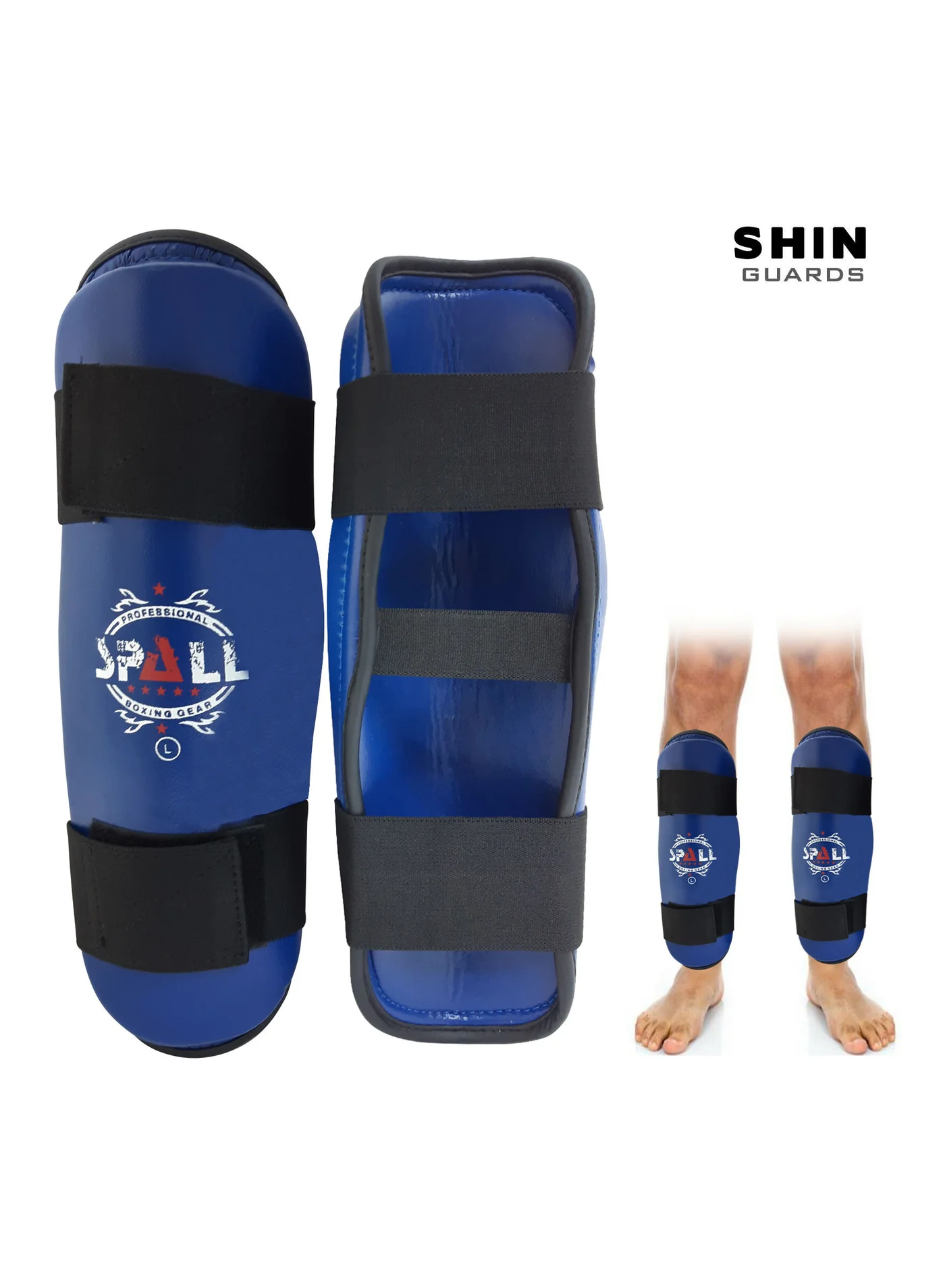Spall Shin Guard for Taekwondo Martial Arts MMA Protective Gear (Adult, Pair) rrdpl