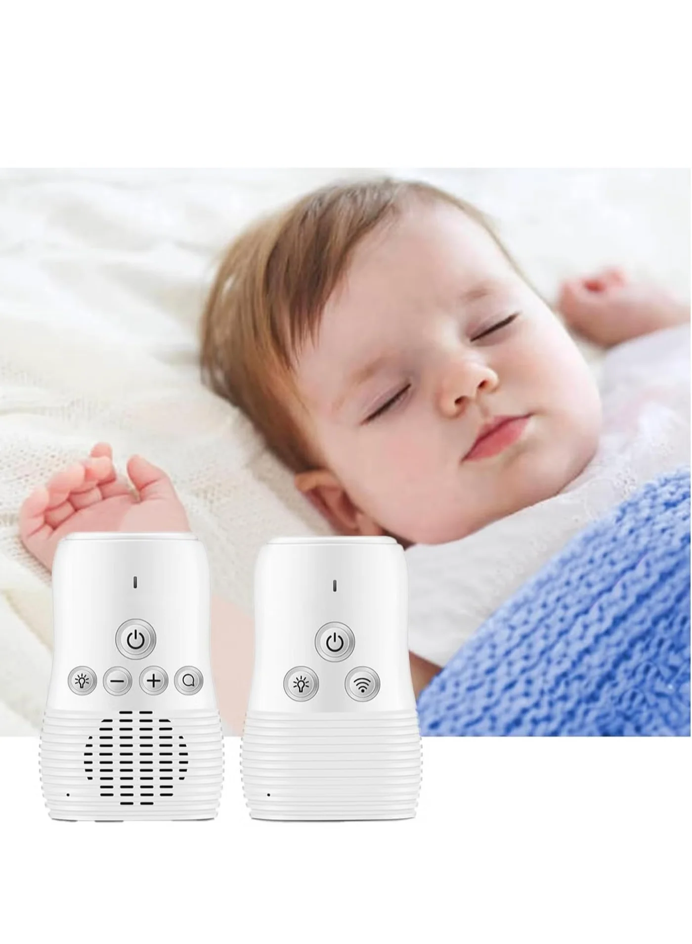 Spa Luxetique Audio Baby Monitor with Two-Way Intercom and Noise Detection (1 Pack) y40i7